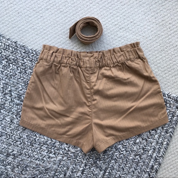 Garage - High-Rise Paperbag Pull-Up Shorts w/ Belt - Picture 3 of 5